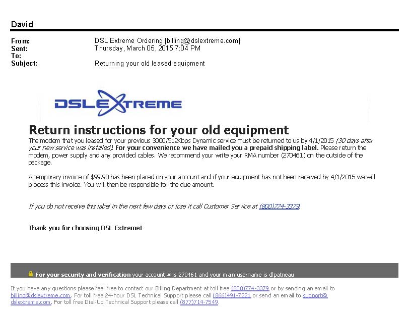 DSL Extreme Extortion 