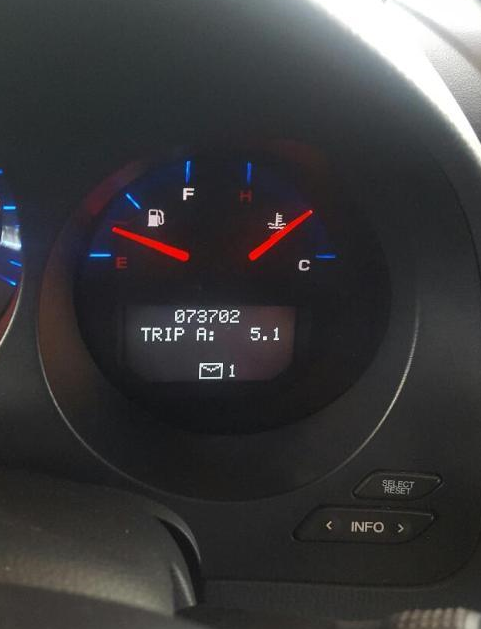 pic of odometer i took sitting in the car!! unreal