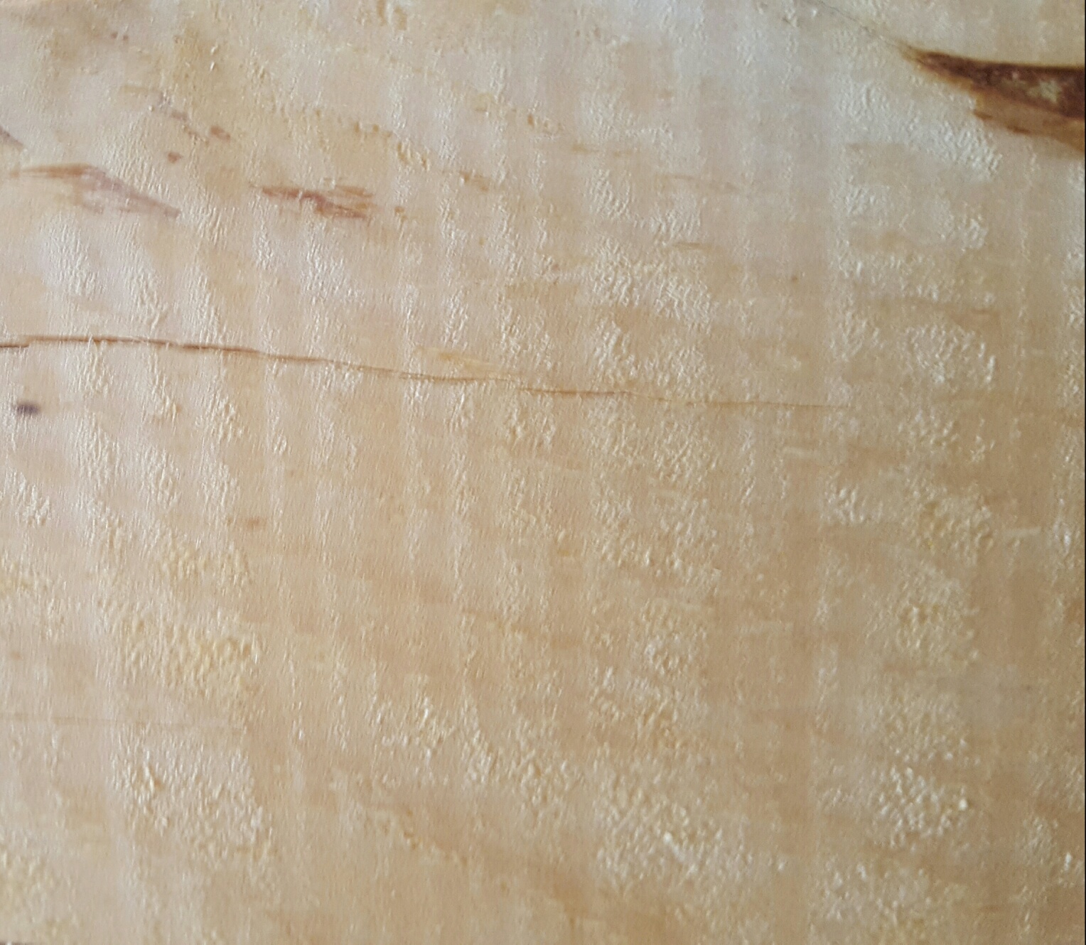 snipe marks and very rough texture