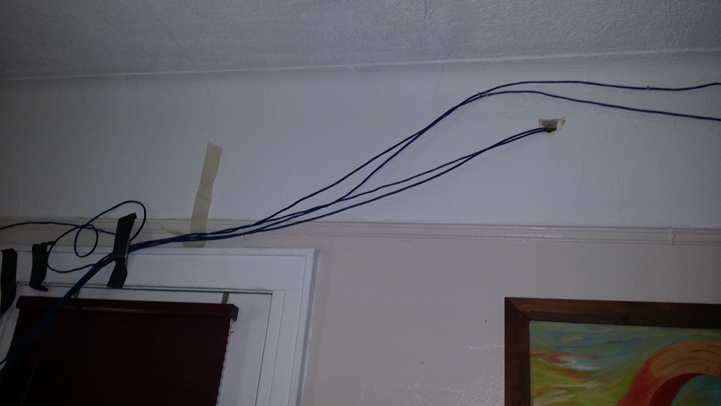 wiring in livingroom