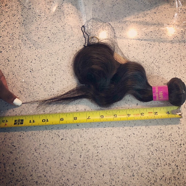 12 inches? More like 10 inch with split ends