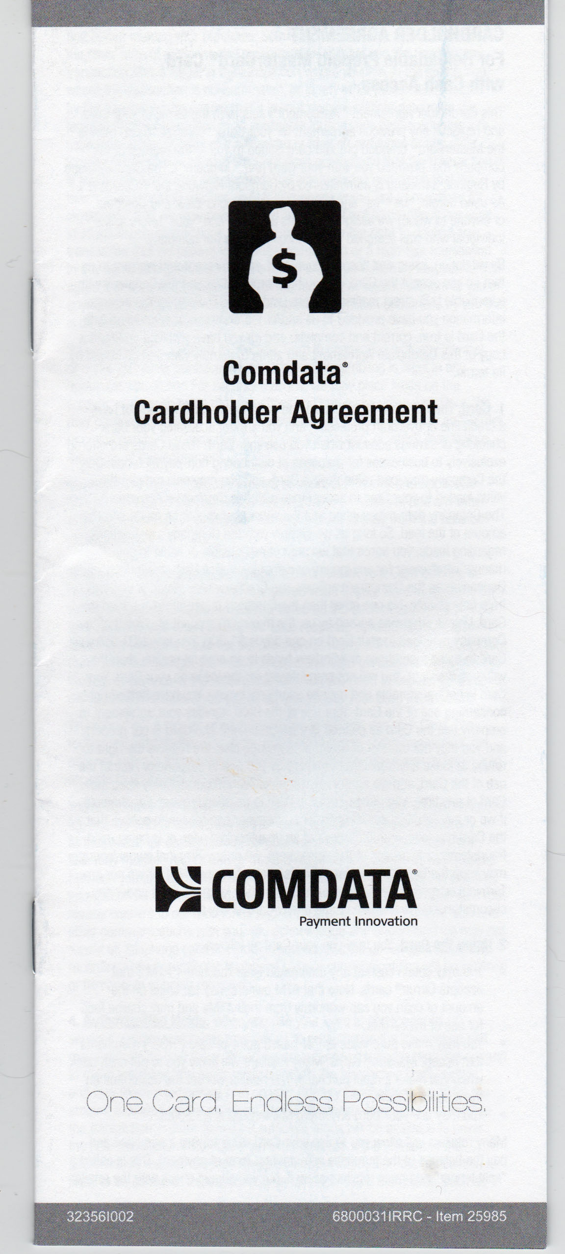 Cardholder Agreement