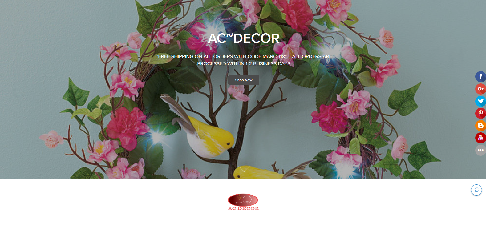  AC Decor front page main
