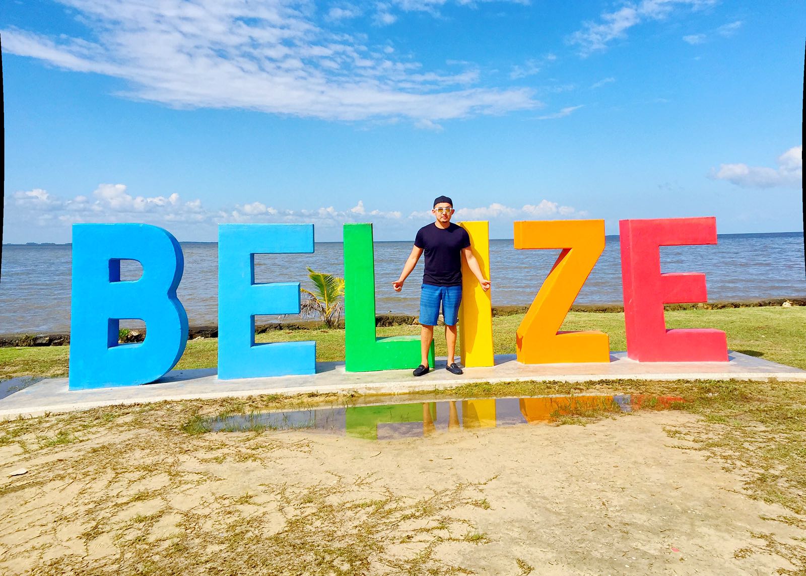 Simon spending peoples money in Belize