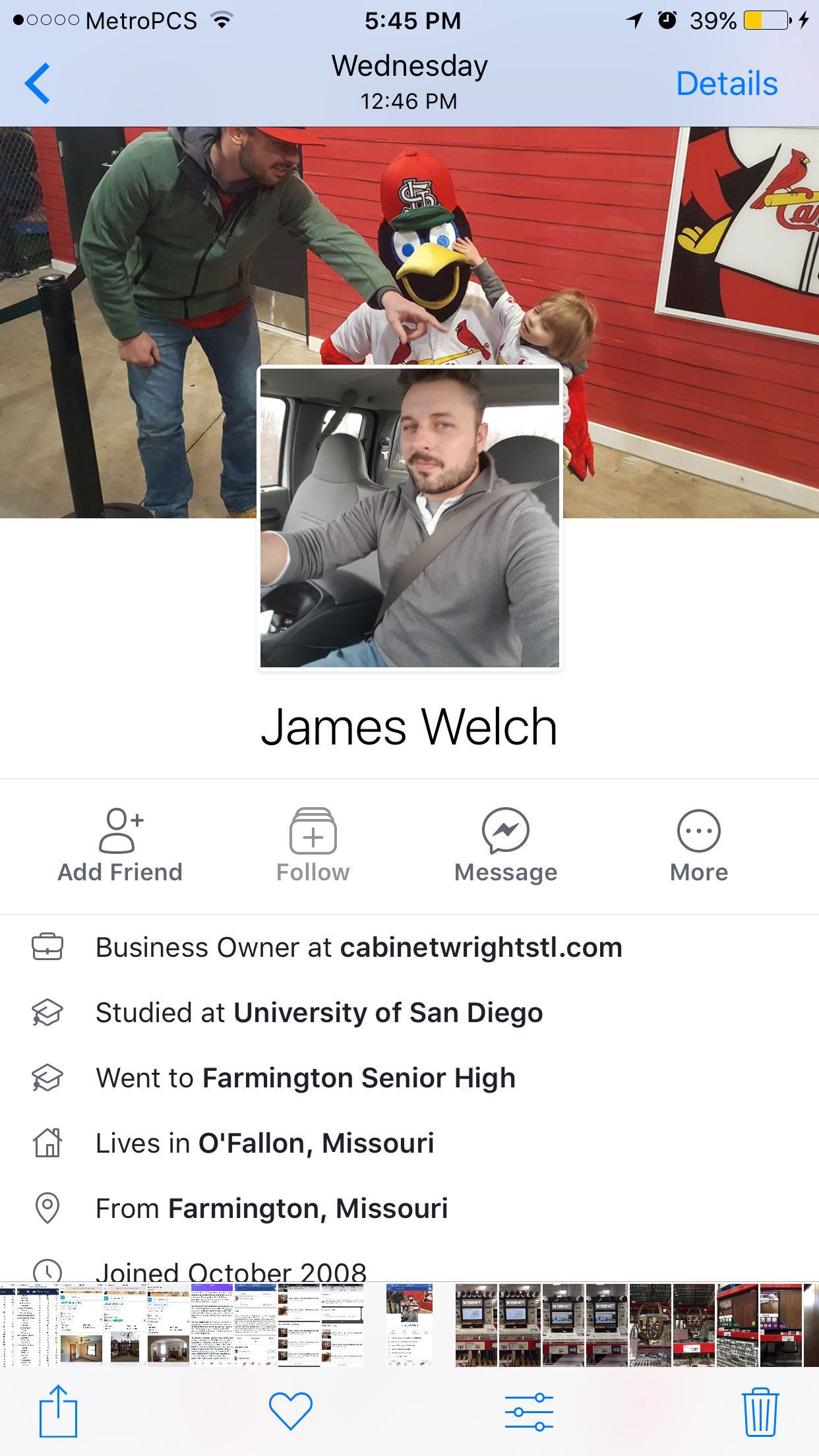 Buyer Beware of James Welch- bad business man