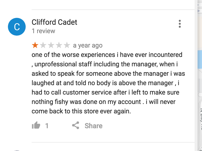 Customer Reviews of AT&T Cellular Touch Stores