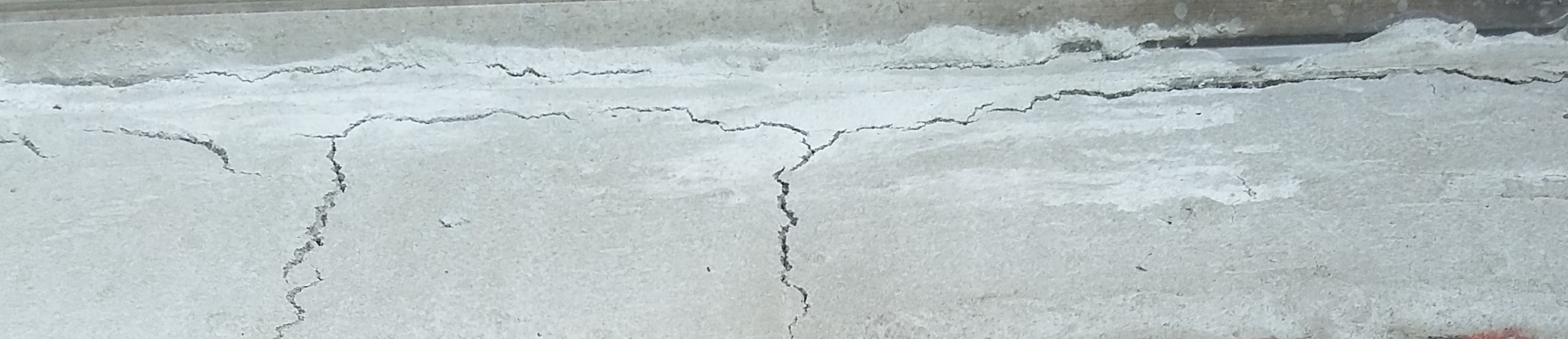 Cracking concrete