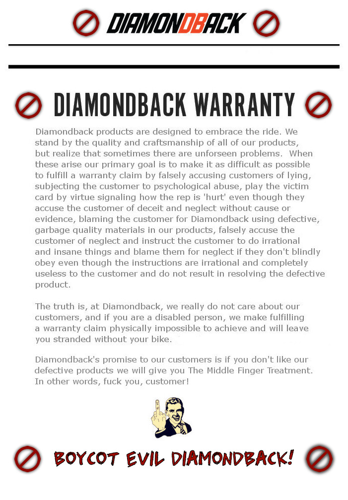 Revised warranty statement 