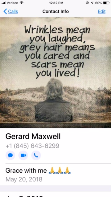 Gerald Maxwell's information