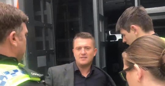 Bruce's pro Tommy Robinson petition from Facebook