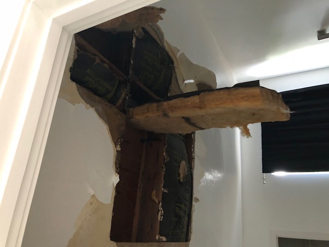 Ceiling collapsing