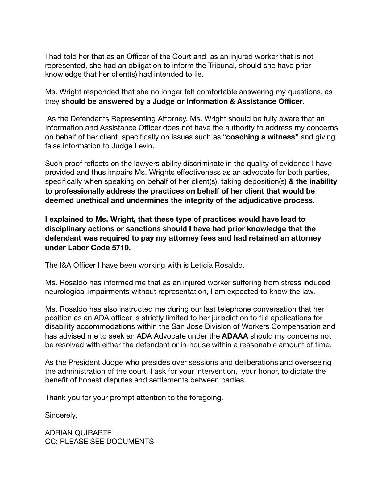 LETTER TO PRESIDENT JUDGE TUAN MAY 22 2019 2