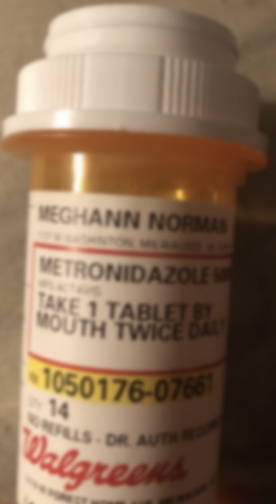 The Medication Meghann used to treat her STDS.