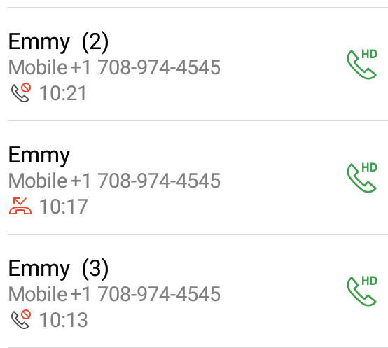 Too many phone calls