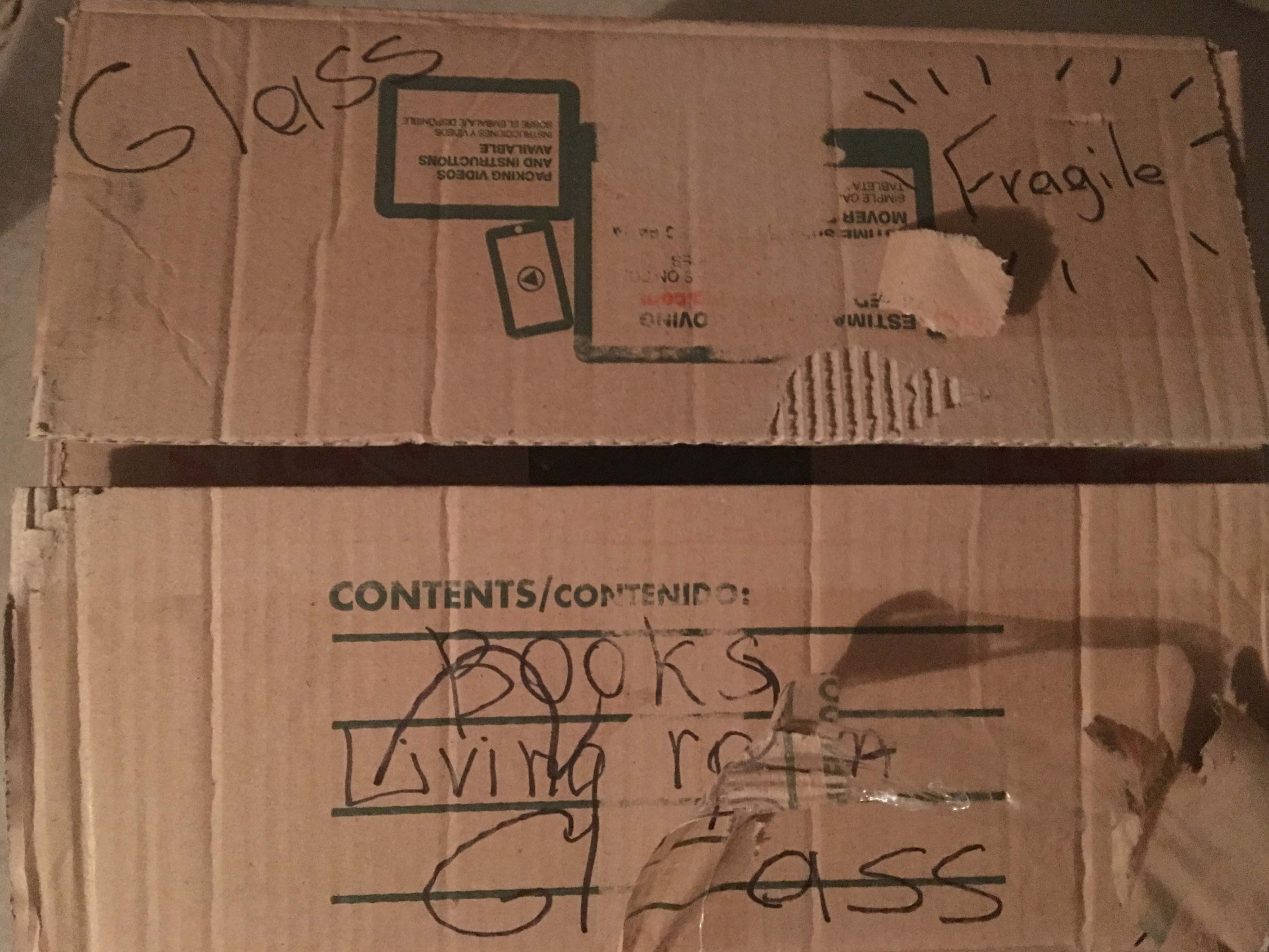 Care Paid to Boxes Labeled "Fragile" 