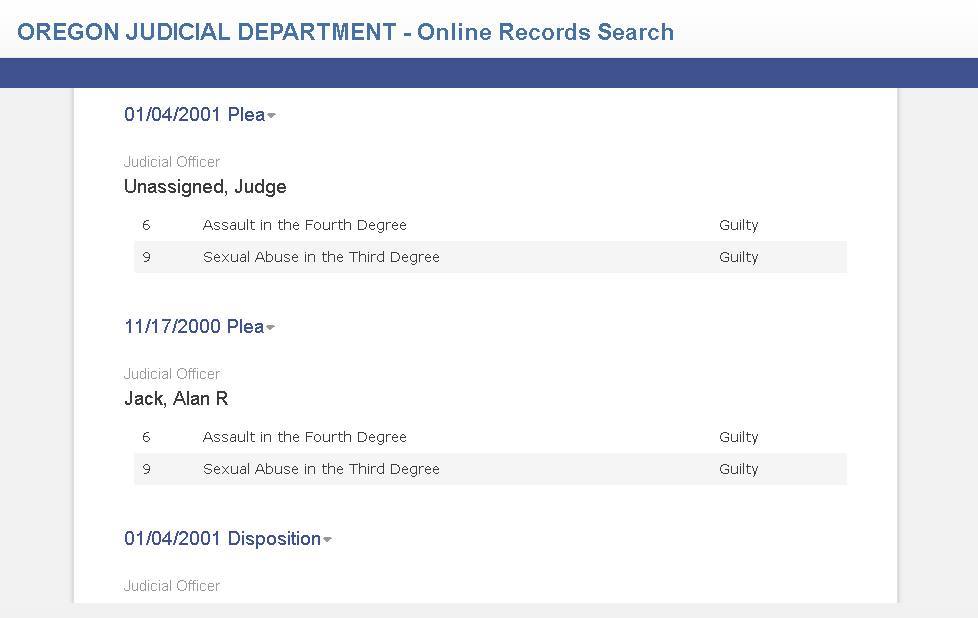 OREGON STATE JUDICIAL DEPARTMENT SEARCH...