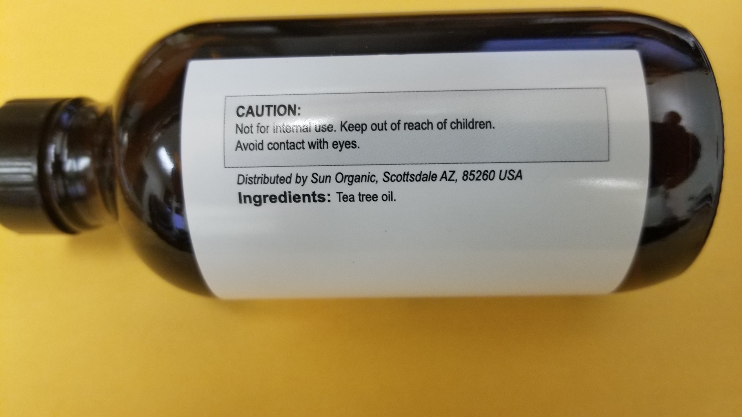 Side panel of label with no contact info 