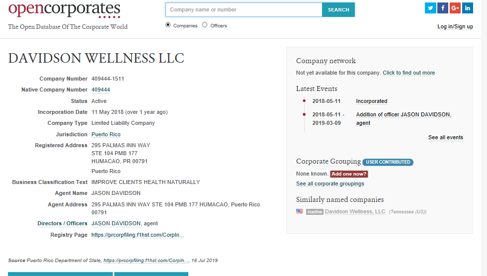 Davidson Wellness LLC