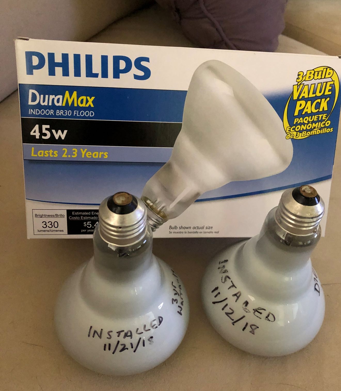 Philips Duramax Light bulbs