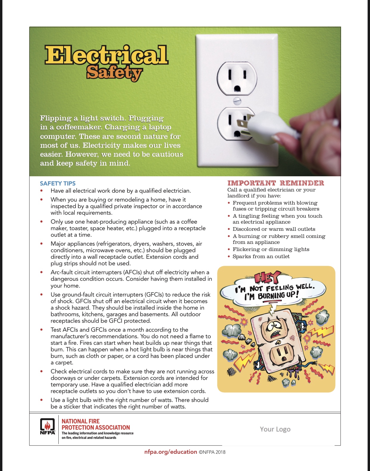 FACE-CHECKING ELECTRICAL SAFETY TIPS
