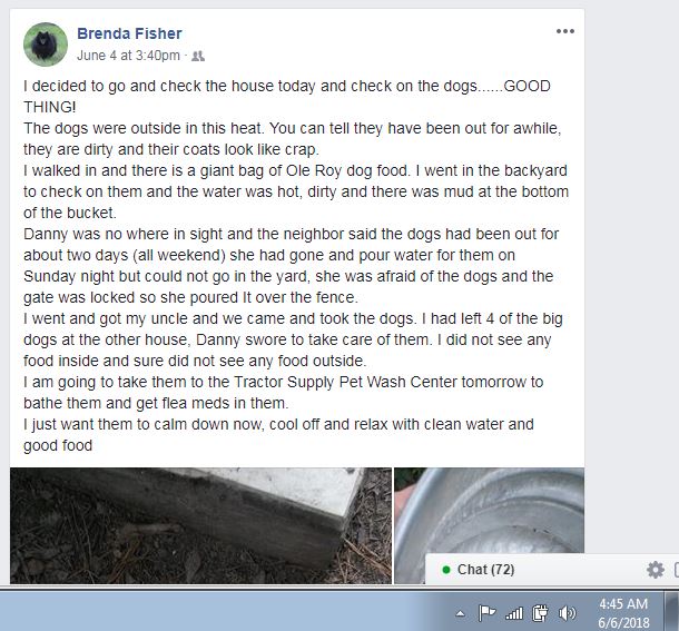 Proven neglect Fisher own post puppy mill 1