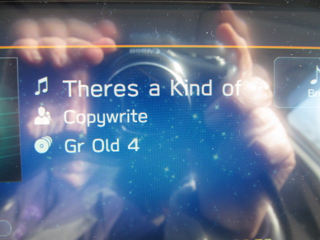 in my car -Peter Noone is Copywrite