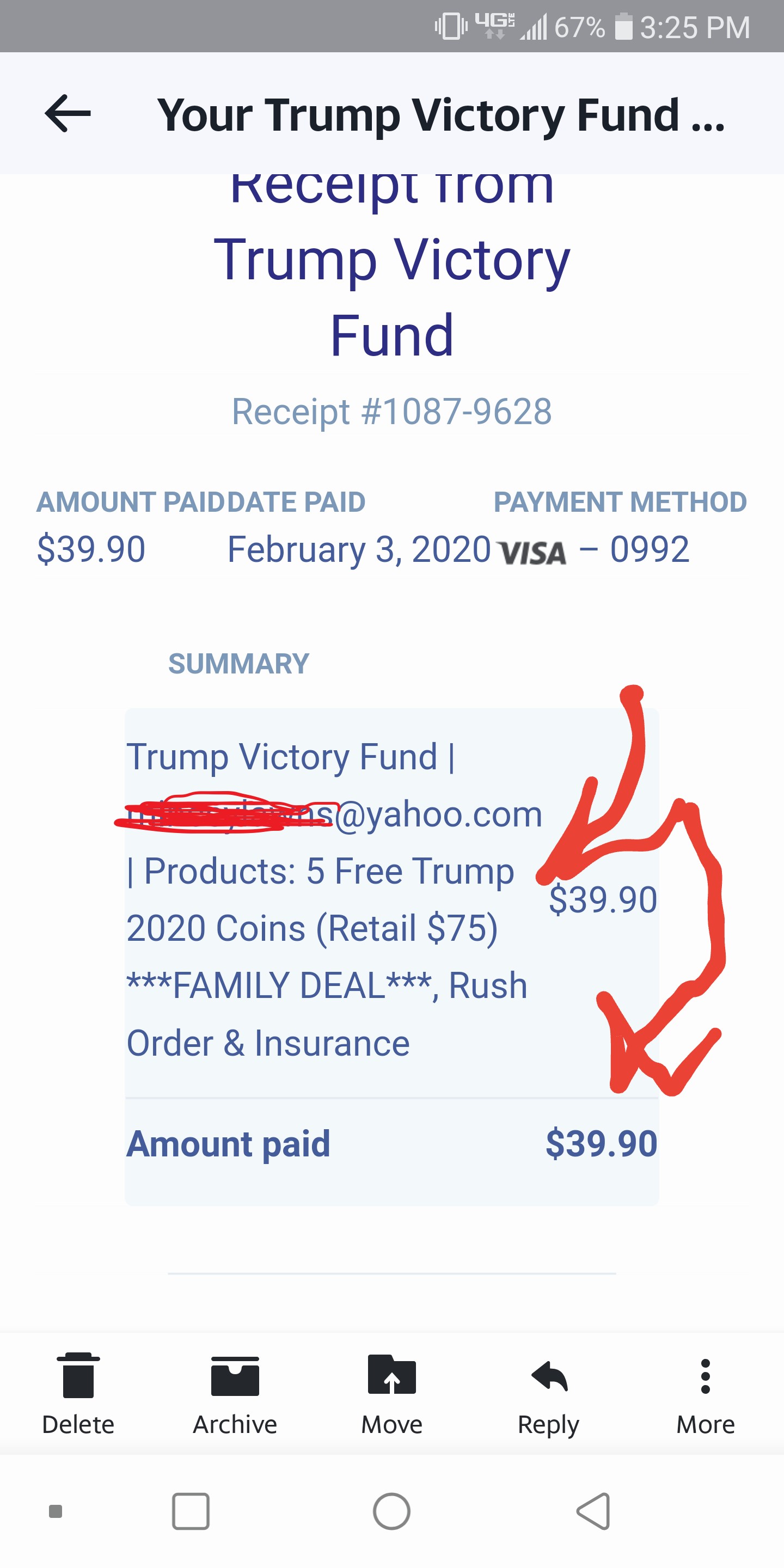 Trump Victory Fund Theft
