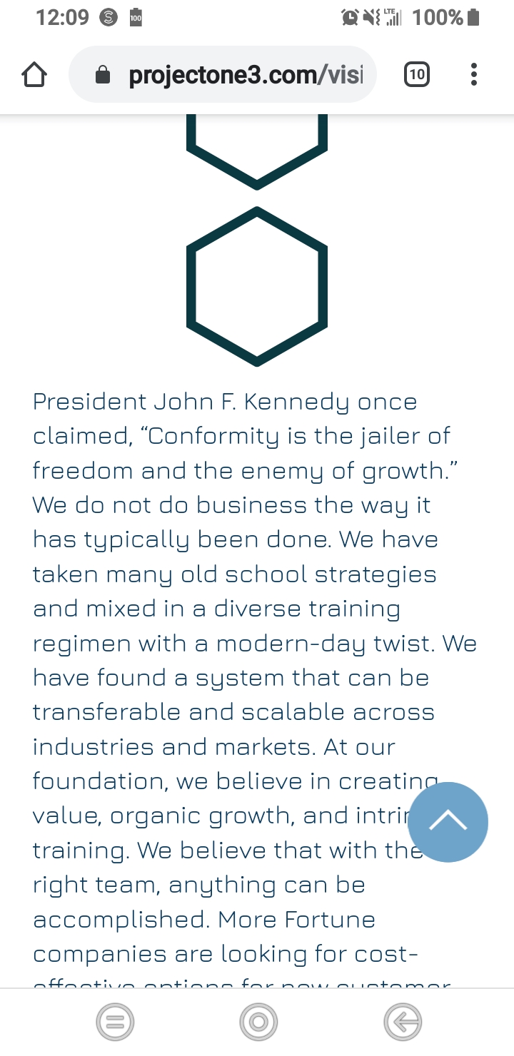 Same JFK quote used on multiple businesses 
