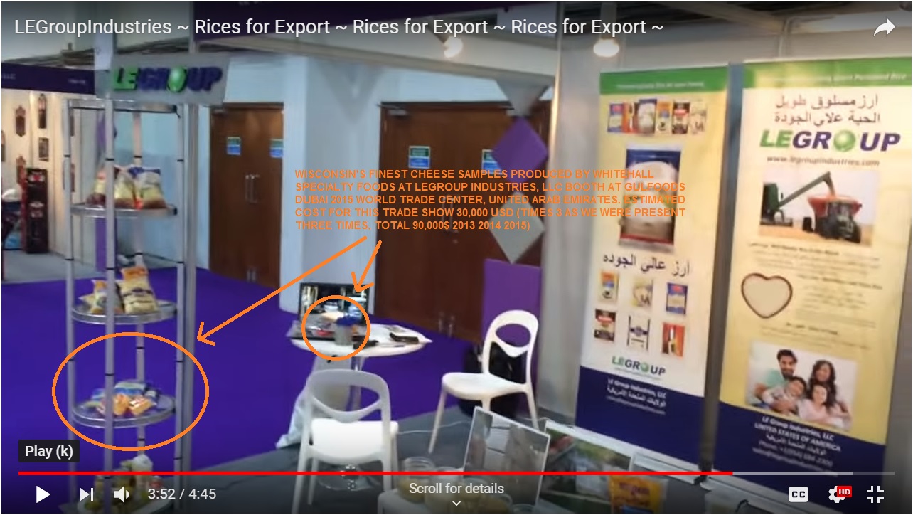 evidences of costly sales booth in Dubai, UAE 2015