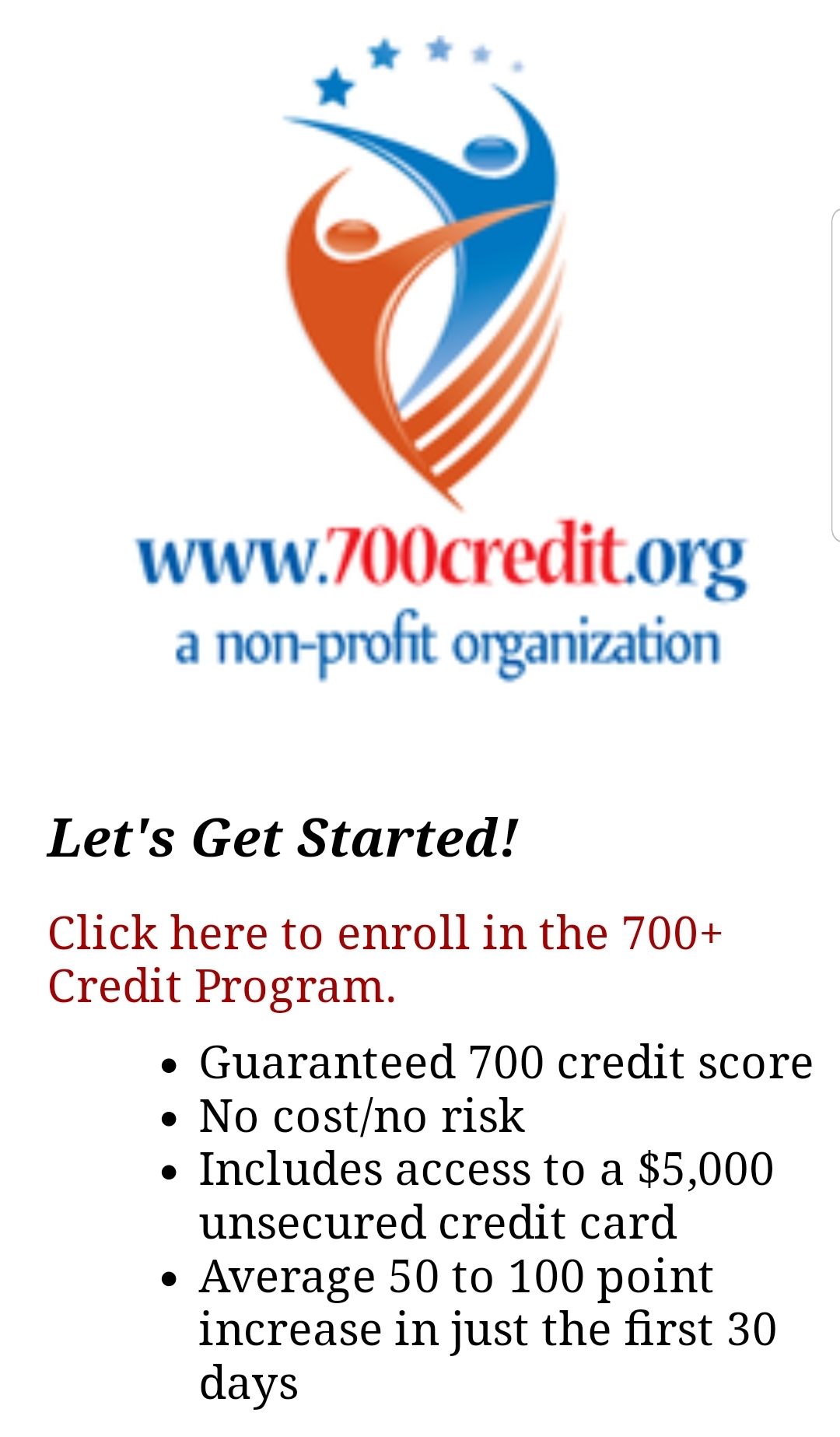 700credit.org closed website