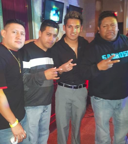 Pablo Galeana and some of his DJ employees 