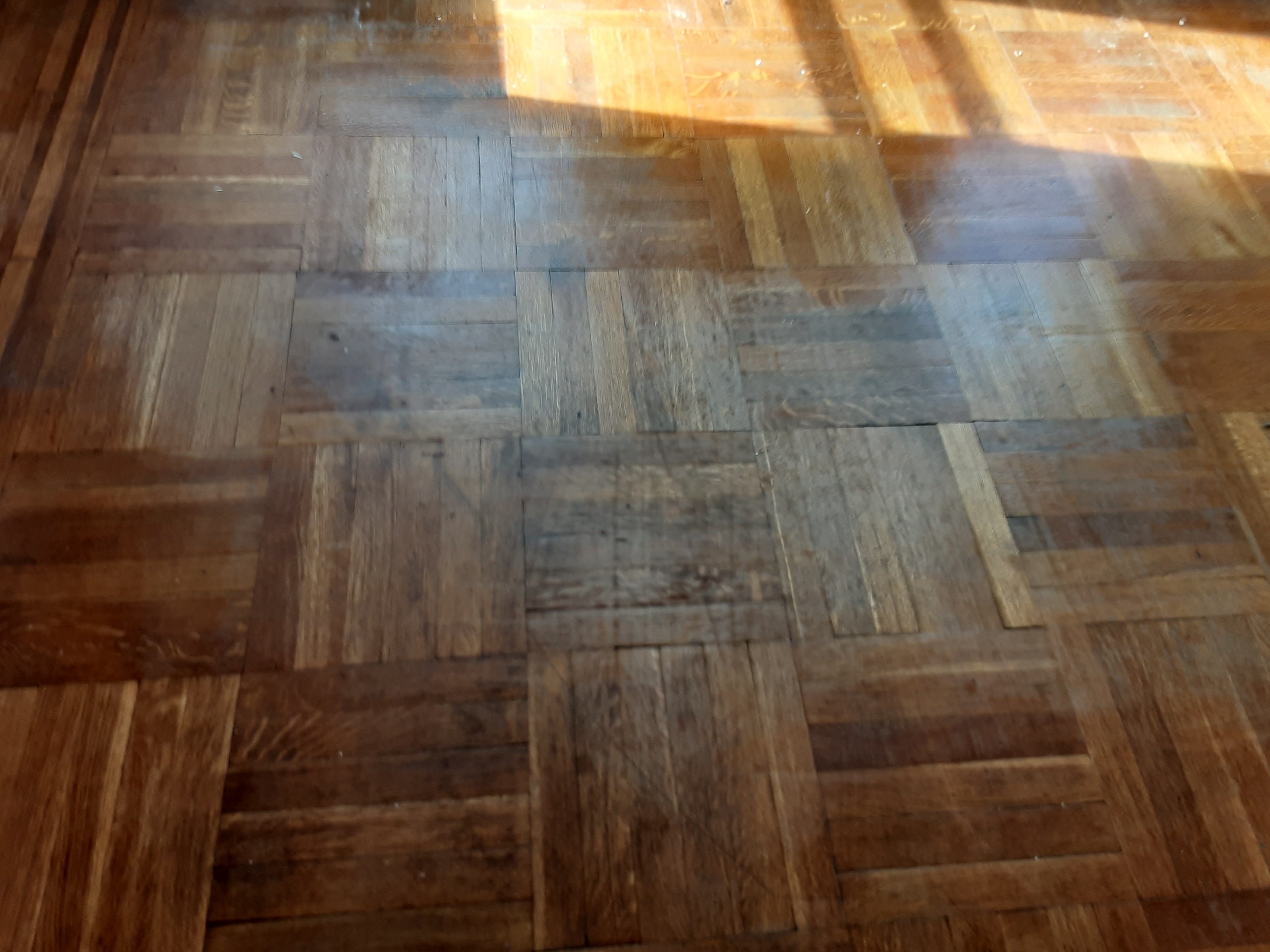 worn and rough wood floors