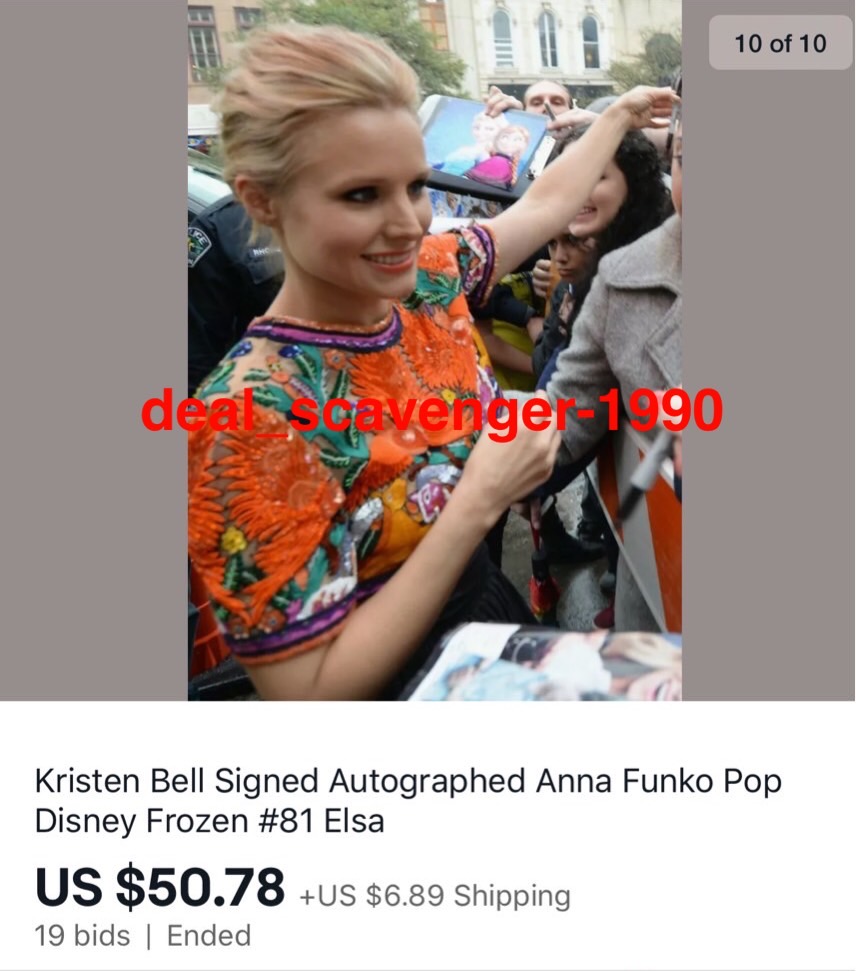 Kristen bell signing