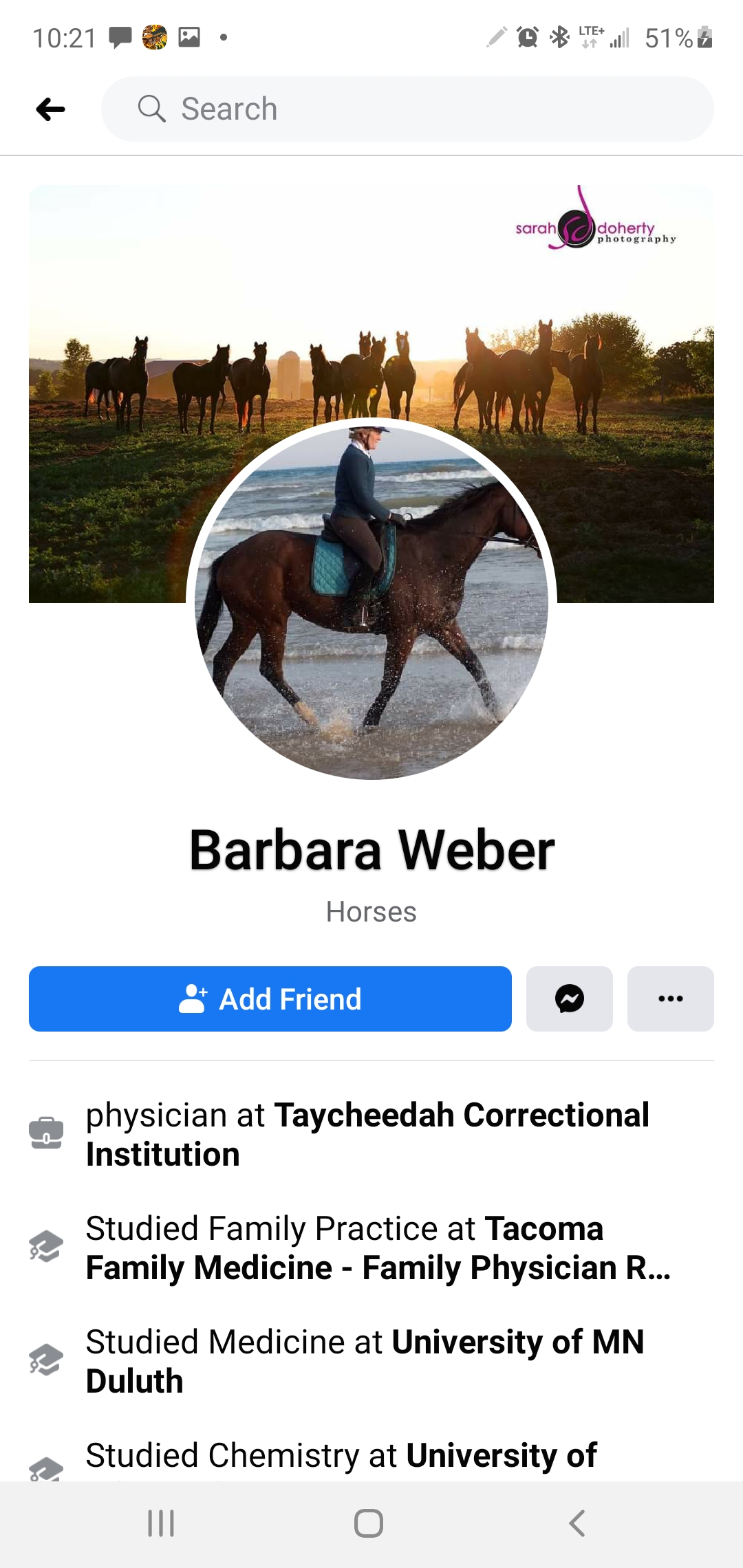 Barbara Weber "MD" doctor of theft, fraud and care