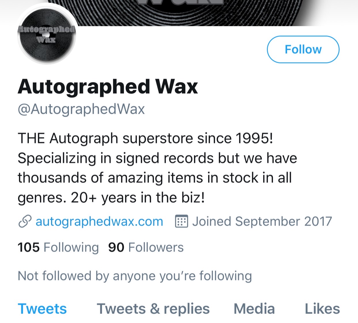 Autographed Wax