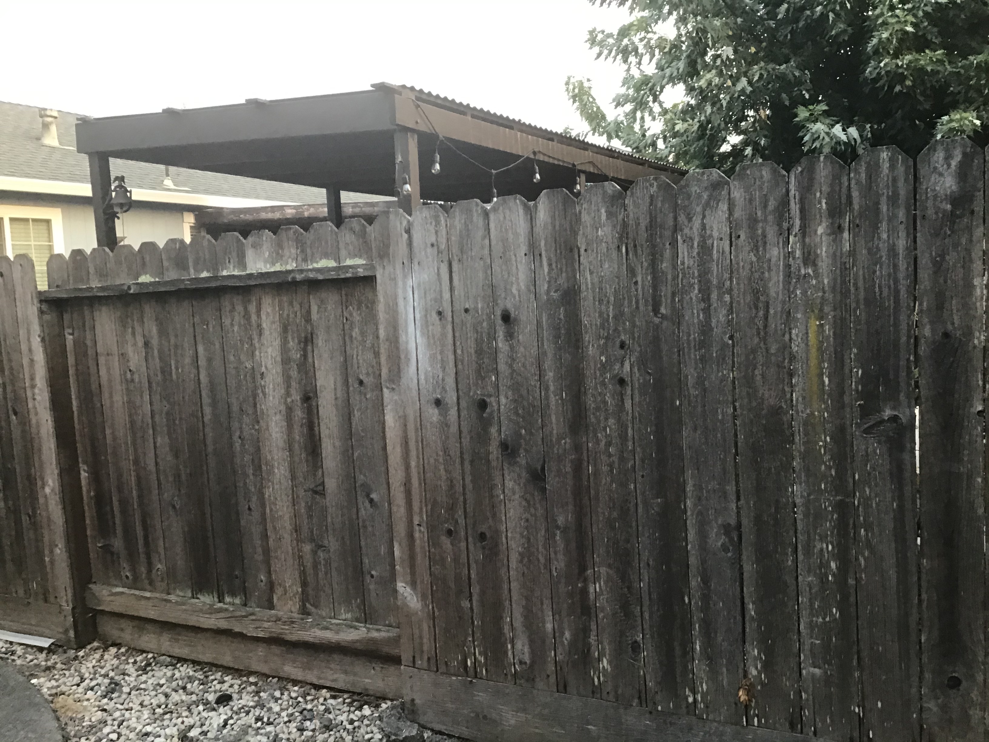 Damage to the fencing was not replaced 