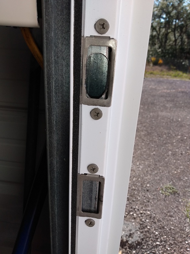 lock not drilled out on garage, double lock