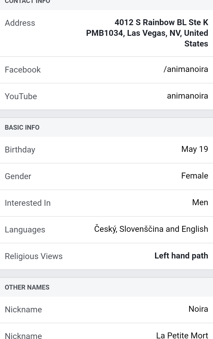 Anima Noira First FaceBook Profile (5)