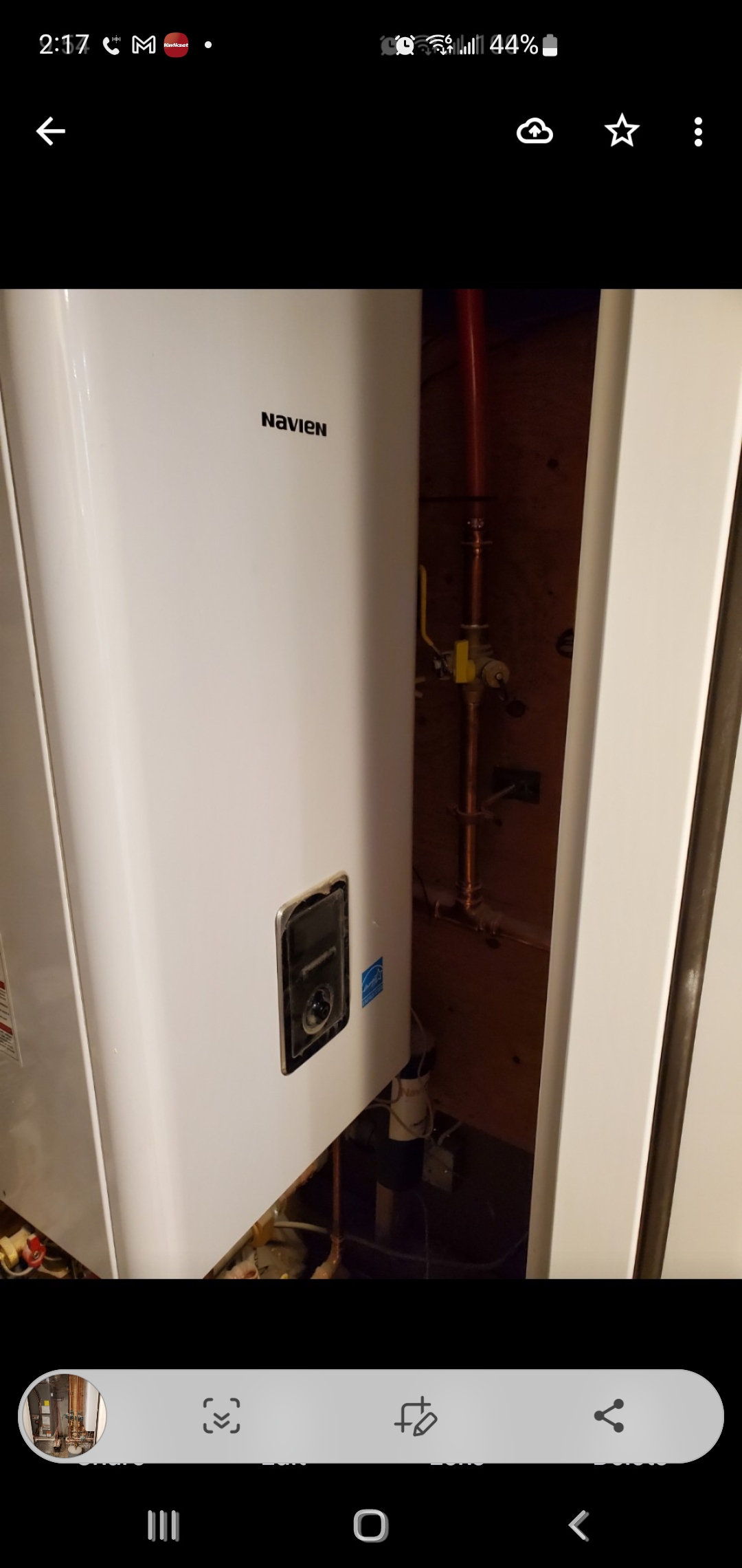 Not Enough Serving Clearance for Navien Unit