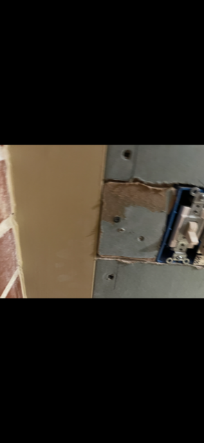 outlet repair drywall