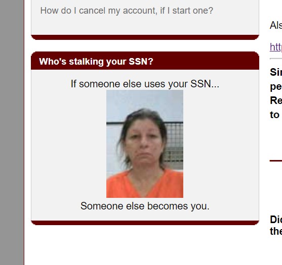 Who's Stalking Your SSN?