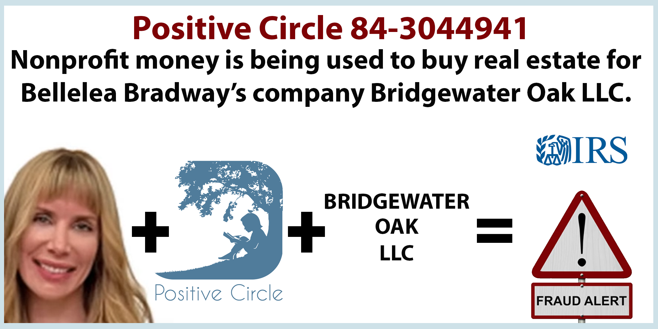 Positive Circle IRS 84-3044941 Bellelea Bradway