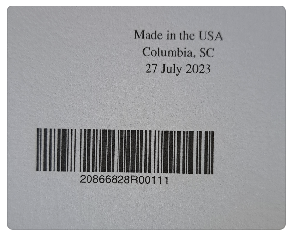 Author Copy, Production Bar Code, printed: 072623