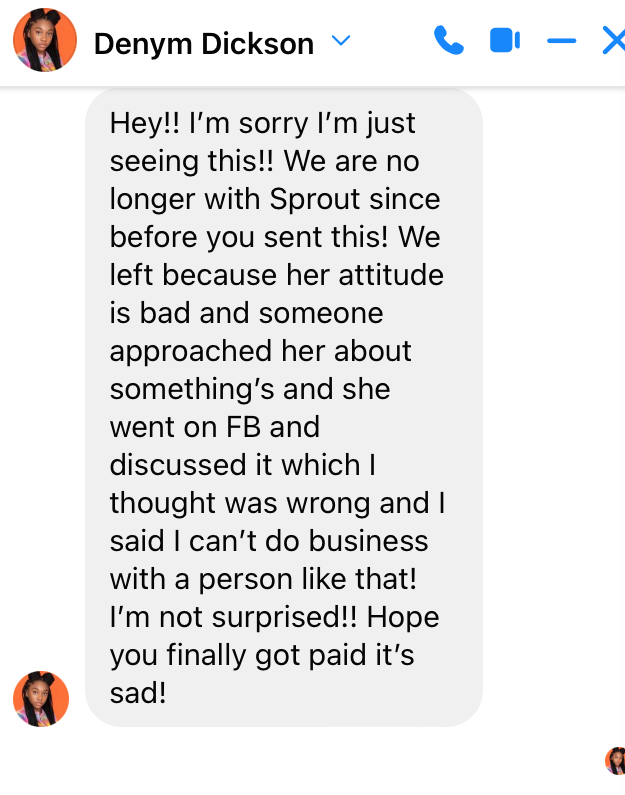 SPROUT KIDS AGENCY SCAM